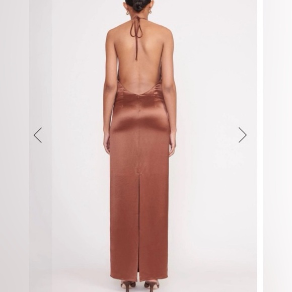 Staud Janet Maxi Dress Size 8 B595 - Picture 2 of 5